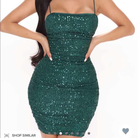 Shine bright sequin mini dress - Picture 5 of 6